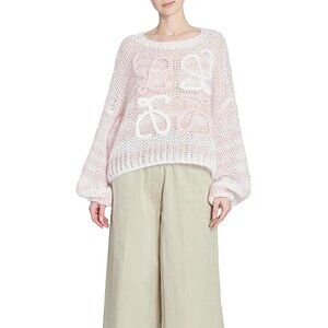 Checkered Striped Word Puzzle Sweater